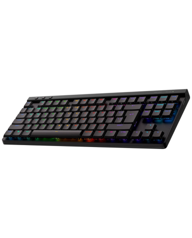 Teclado Mecánico Inalámbrico Logitech G515 TKL Perfil Bajo RGB Negro