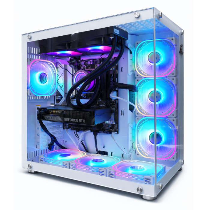 PC Snake Gamer White Mamba Ryzen 9 7900X, RTX 5060 Ti, 32GB RAM + 1TB SSD + 2TB HDD, WiFi, Windows 11Pro
