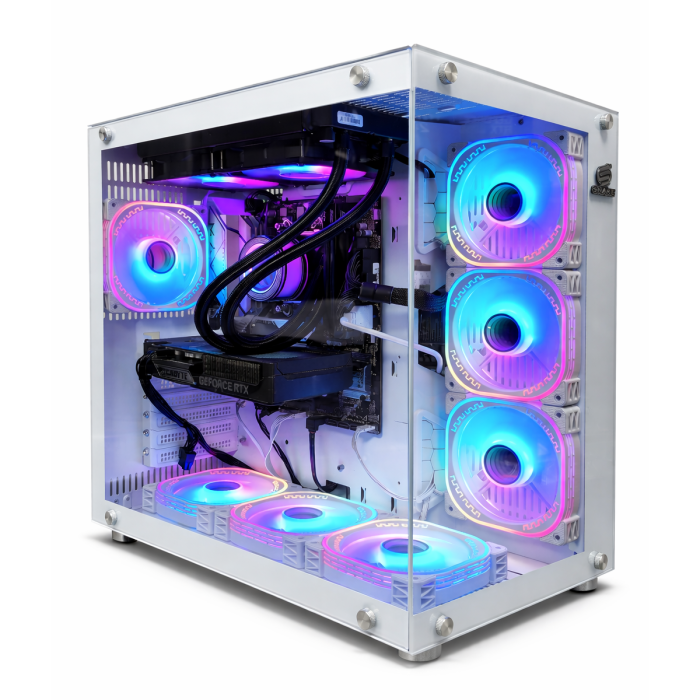 PC Snake Gamer White Mamba Ryzen 9 7900X, RTX 5060 Ti, 32GB RAM + 1TB SSD + 2TB HDD, WiFi, Windows 11Pro