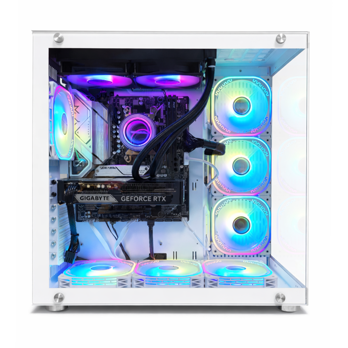 PC Snake Gamer White Mamba Ryzen 9 7900X, RTX 5060 Ti, 32GB RAM + 1TB SSD + 2TB HDD, WiFi, Windows 11Pro