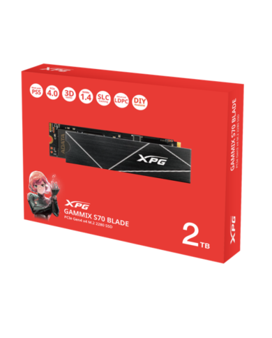 SSD NVMe M.2 XPG GAMMIX S70 Blade 2TB PCIe Gen4 x4 PS5