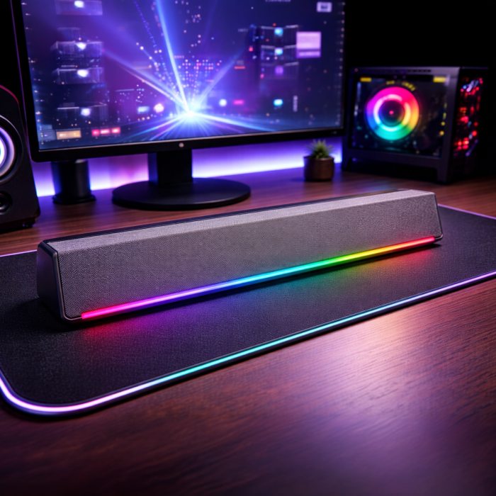 Barra de Sonido HP DHE-6003 RGB SoundBar USB (29HPVD6003)