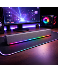 Barra de Sonido HP DHE-6003 RGB SoundBar USB (29HPVD6003)