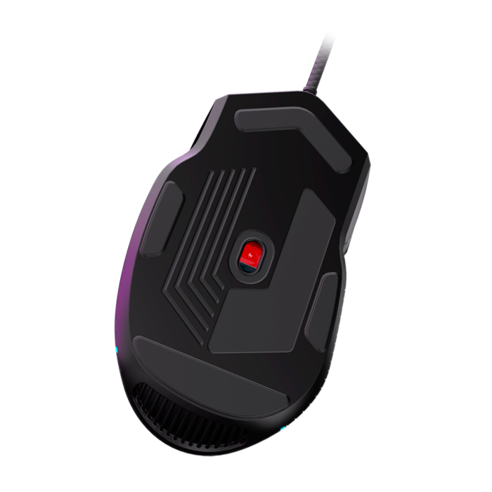 mouse gamer primus gladius rgb vista superior