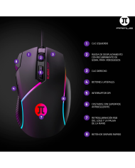 Mouse Gamer Primus Gladius 12800P PMO-103 RGB 12800 DPI