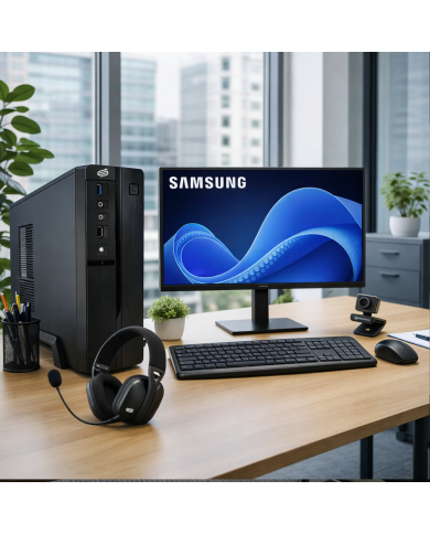 Desktop Snake Pro V7 Intel Core i3-12100 + Monitor Samsung 22” + Setup Completo