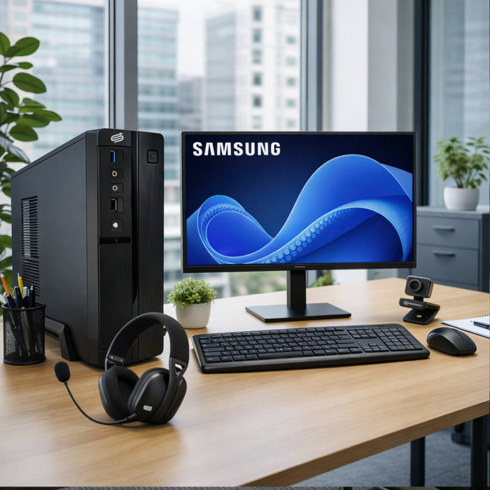 Desktop Snake Pro V7 Intel Core i3-12100 + Monitor Samsung 22” + Setup Completo