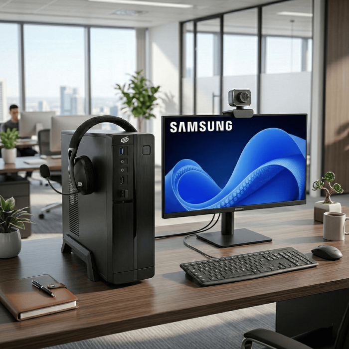 Desktop Snake Pro V7 Intel Core i3-12100 + Monitor Samsung 22” + Setup Completo