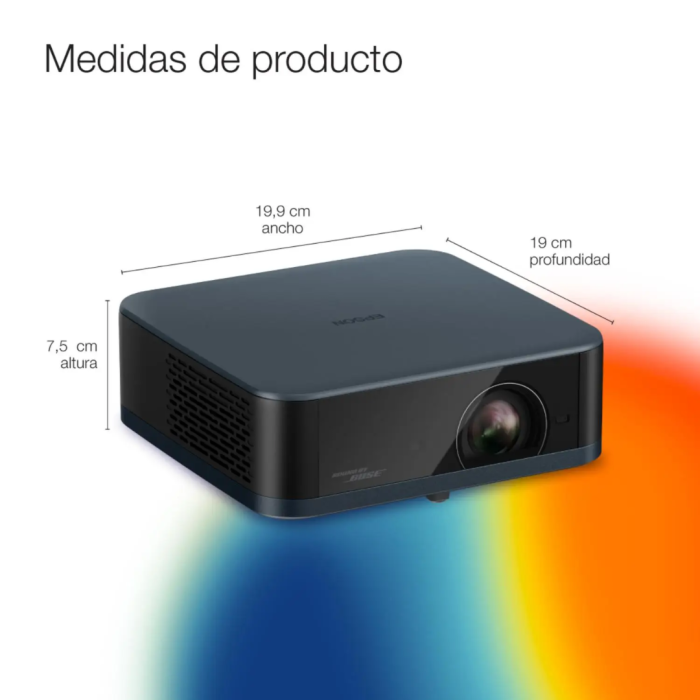 Proyector Epson Lifestudio Pop Plus V11HB73421 700 lúmenes 3LCD 4K Pro-UHD Azul