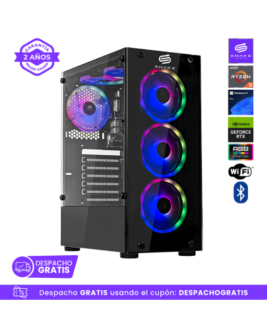 Pc Snake Gamer Vibora Black V3