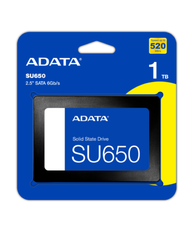 SSD Interno ADATA Ultimate SU650 1TB 2.5" SATA III 3D NAND