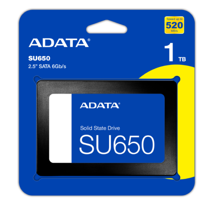 SSD Interno ADATA Ultimate SU650 1TB 2.5" SATA III 3D NAND