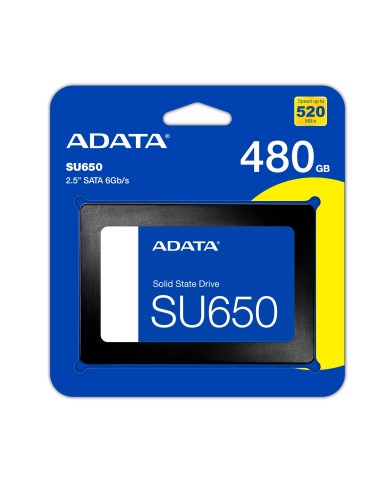 SSD Interno ADATA Ultimate SU650 480GB 2.5" SATA III 3D NAND