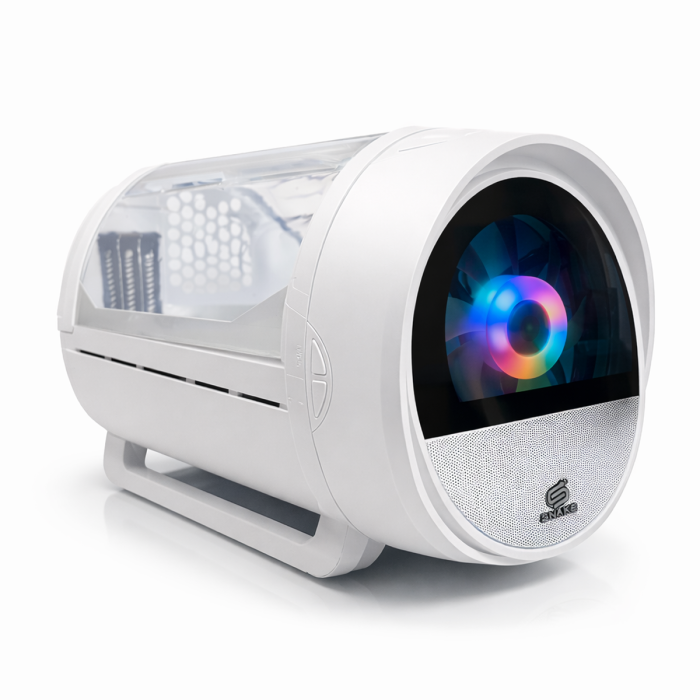 Gabinete Gamer Boa White Mid-Tower, Incluye Fuente de Poder 600W