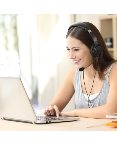 Audífonos Kensington HiFi USB-C con Micrófono para Oficina y Teletrabajo