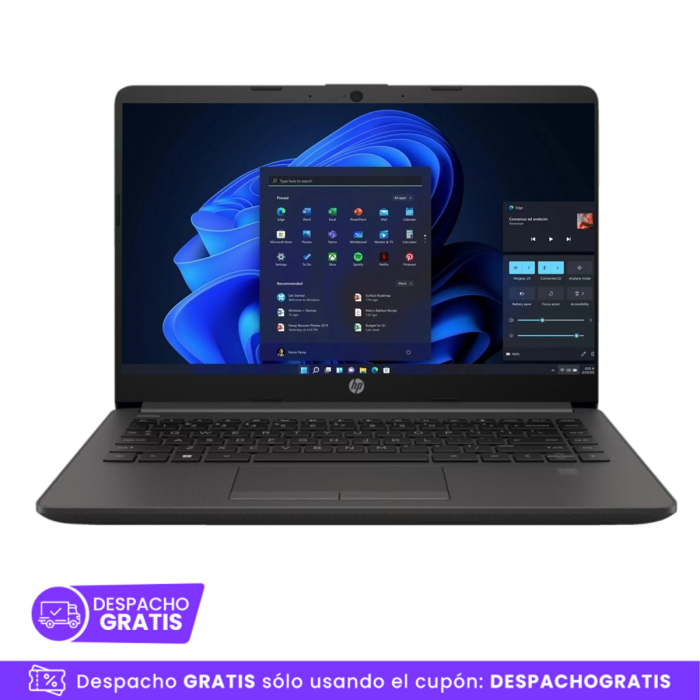 Notebook HP 240 G9 Intel Celeron N4500 8GB Ram, 1TB SSD, Windows 11 Pro, 14"