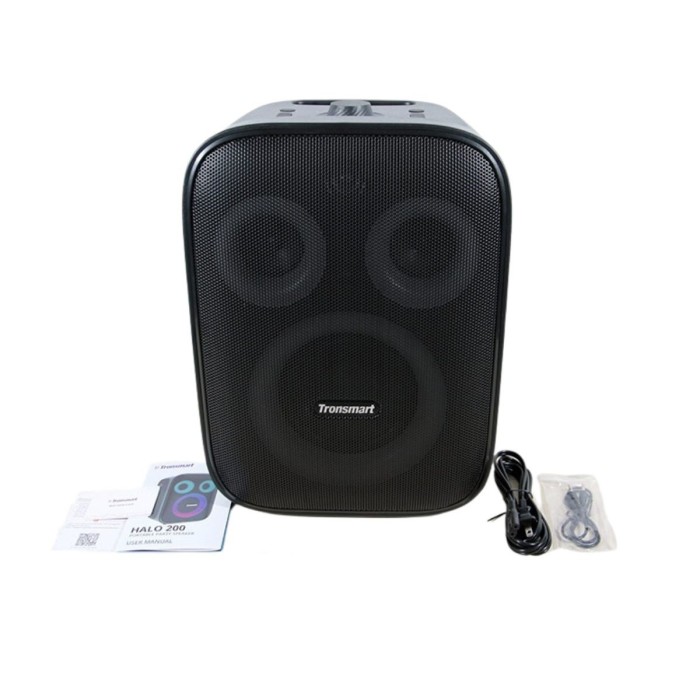 Parlante Karaoke Tronsmart Halo 200 120W Bluetooth incluye 2 Micrófonos