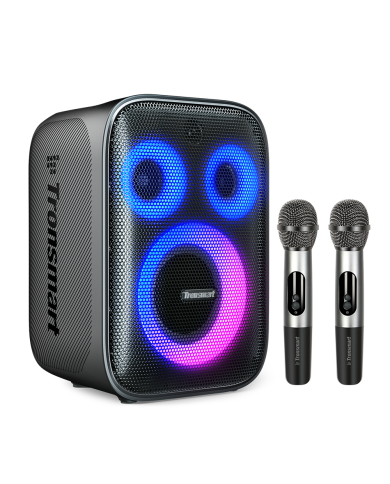 Parlante Karaoke Tronsmart Halo 200 120W Bluetooth incluye 2 Micrófonos