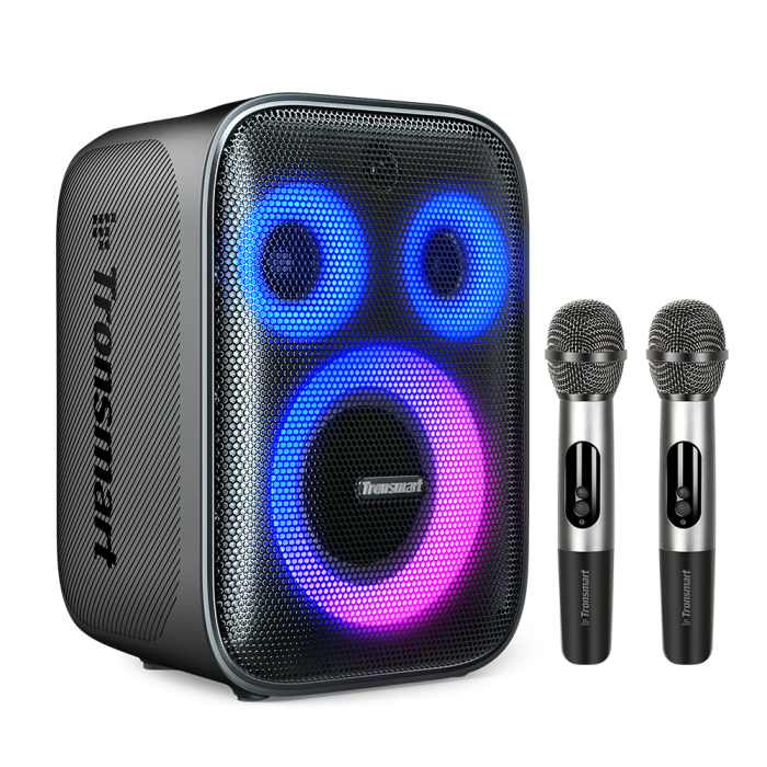 Parlante Karaoke Tronsmart Halo 200 120W Bluetooth incluye 2 Micrófonos