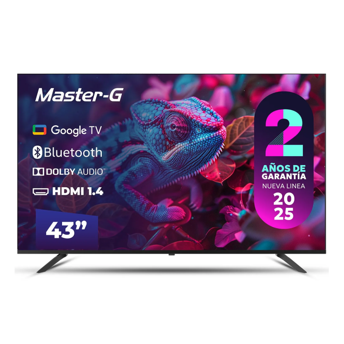Smart TV 43” Google TV Full HD Bluetooth Streaming y Apps (MGG43FFK)