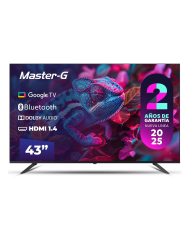 Smart TV 43” Google TV Full HD Bluetooth Streaming y Apps (MGG43FFK)