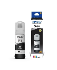 Tinta Epson T544 Negra Original 65 ml| EcoTank Alto Rendimiento