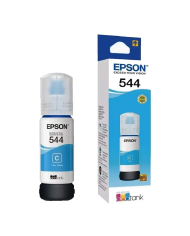 Tinta Epson T544 Cian Original 65 ml| EcoTank Alto Rendimiento