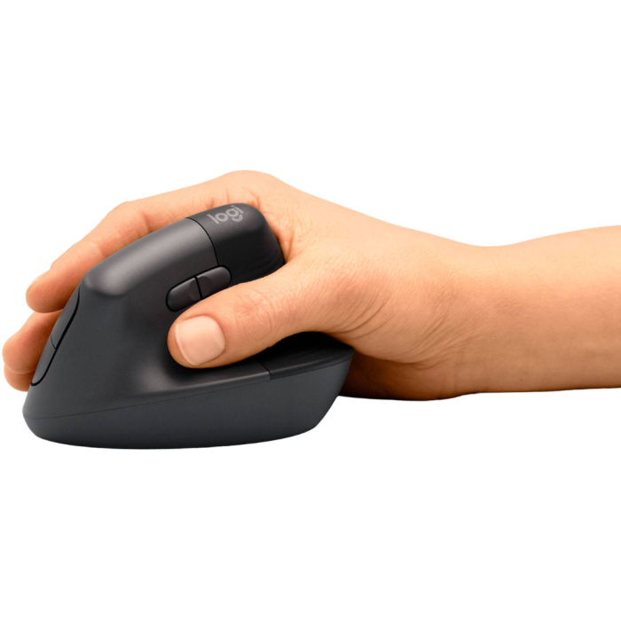 Mouse Ergonómico Vertical Logitech Lift 4000 DPI 6 Botones Bluetooth (910-006466)
