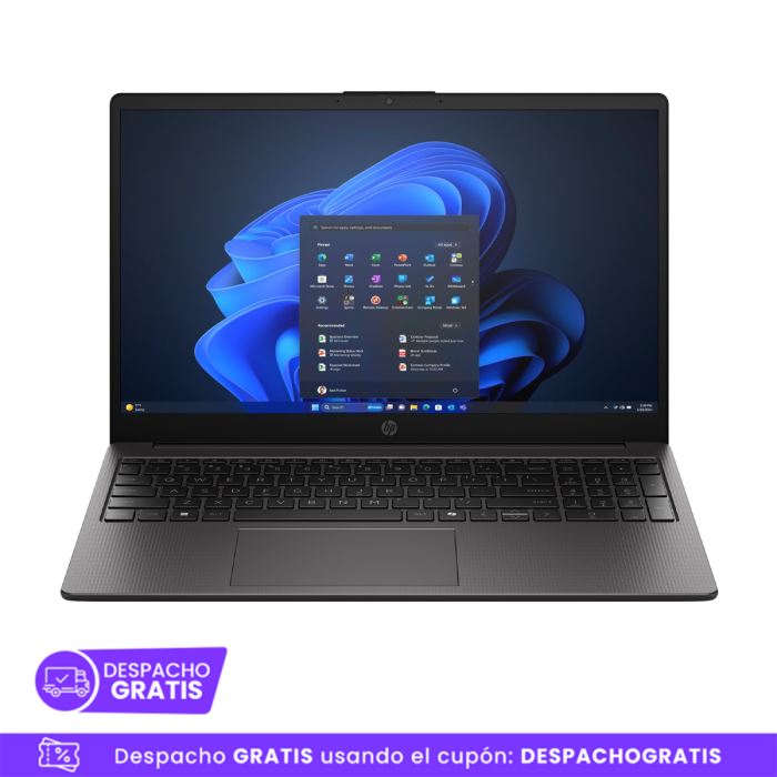 Notebook HP 250R G10 Intel Core 5-120U 16GB Ram, 1TB SSD, Windows 11 Pro, 15.6"