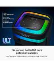 Parlante Sony ULT Tower 10 SRS-ULT1000 Bluetooth luces de fiesta 360° y Karaoke