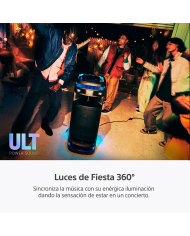 Parlante Sony ULT Tower 10 SRS-ULT1000 Bluetooth luces de fiesta 360° y Karaoke