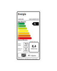 Smart TV Samsung Crystal UHD 43" U8000F 4K (UN43U8000FGXZS)