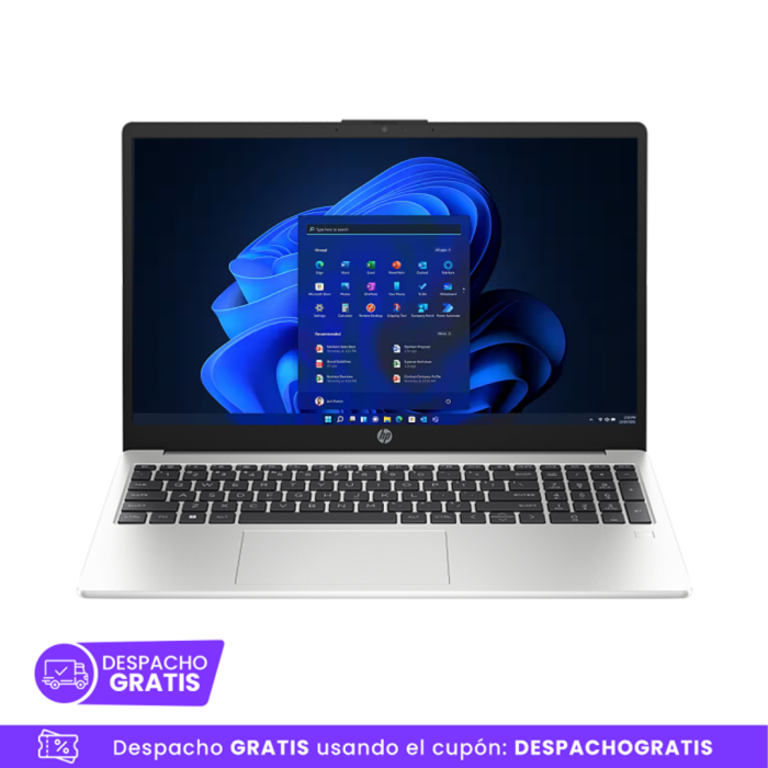 Notebook HP 250 G10 Intel Core I5-1334U, 16GB Ram, 512GB SSD, Windows 11 Pro, 15,6"