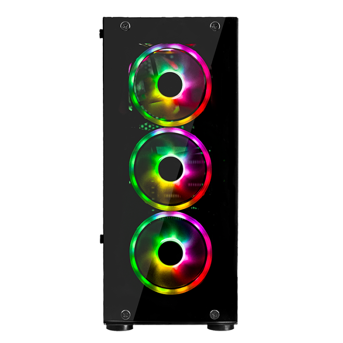 Pc Snake Gamer Vibora Black V12 AMD Ryzen 5 5500, GT 1030, 8GB RAM + 256GB SSD, Windows 11 Pro