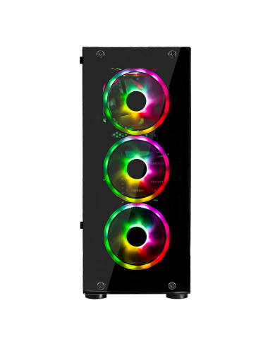 Pc Snake Gamer Vibora Black V12 AMD Ryzen 5 5500, GT 1030, 8GB RAM + 256GB SSD, Windows 11 Pro