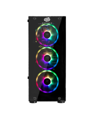 Gabinete Snake Gamer Gariba Black, Vidrio Templado, Mid-tower