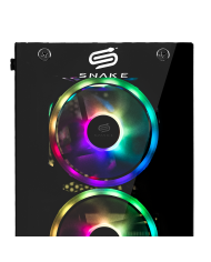 Gabinete Snake Gamer Gariba Black, Vidrio Templado, Mid-tower