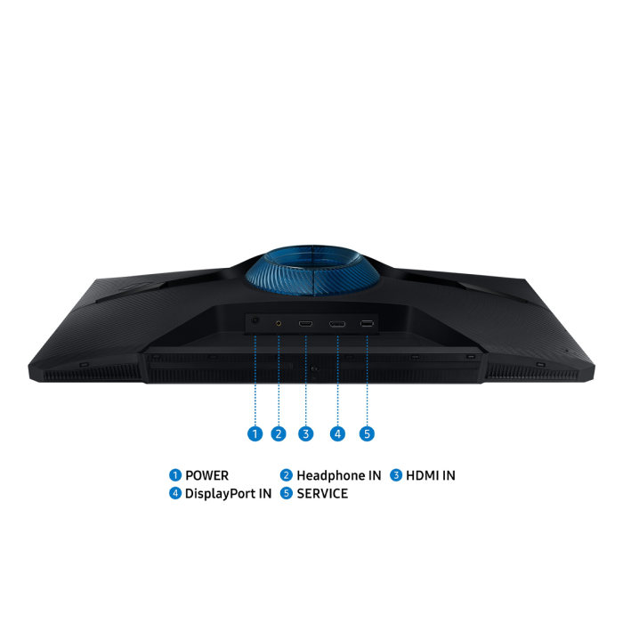 Monitor Gamer Plano Samsung Odyssey G30D 24" VA 1ms 180hz Pivotable Hdmi + Display Port