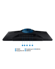 Monitor Gamer Plano Samsung Odyssey G30D 24" VA 1ms 180hz Pivotable Hdmi + Display Port