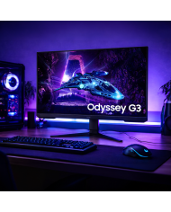 Monitor Gamer Plano Samsung Odyssey G30D 24" VA 1ms 180hz Pivotable Hdmi + Display Port