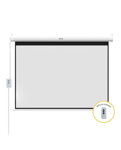 Telón Eléctrico LEVO 100" con Control, 200x152 cm, Formato 4:3