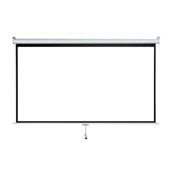 Telón Mural Proyector 120" 260x160 cm Manual Pantalla Grande