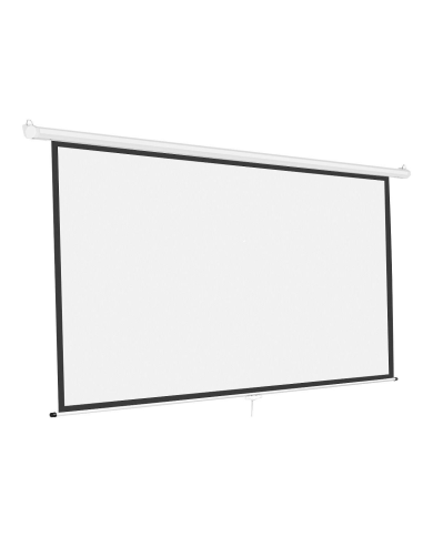 Telón Mural Proyector 120" 260x160 cm Manual Pantalla Grande