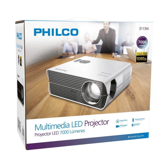 Proyector Philco 3115N de 7000 Lúmenes 1920x1080