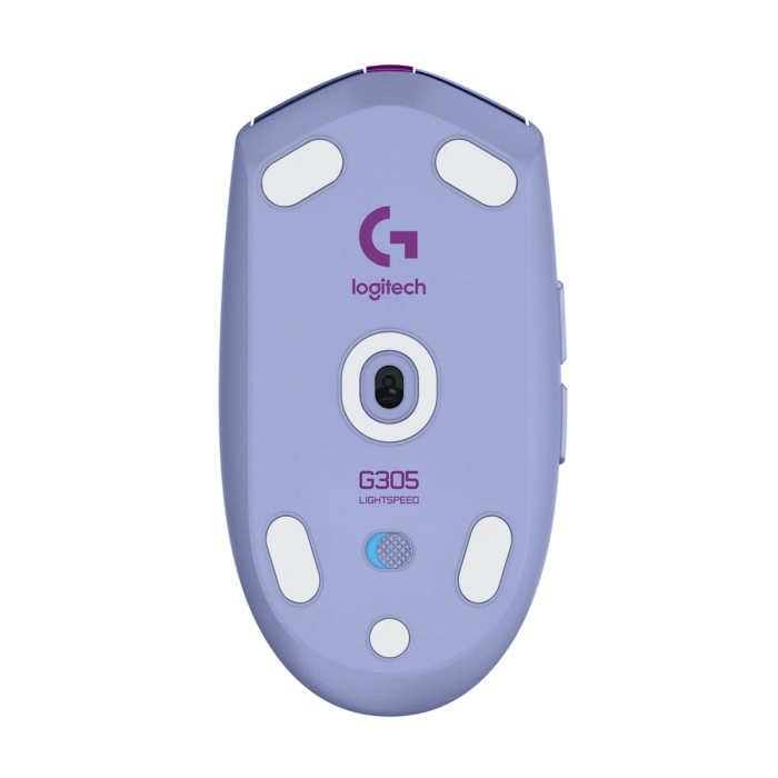 Mouse Logitech G305 Lightspeed 12.000 DPI Gamer Inalámbrico USB Lila (910-006021)