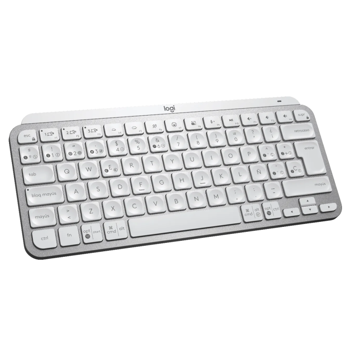 Teclado Inalámbrico Logitech MX Keys Mini Blanco Bluetooth Retroiluminado Español USB (920-010477)