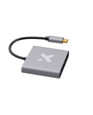 Adaptador USB-C 3 en 1 Xtech XTC-566 HDMI + USB