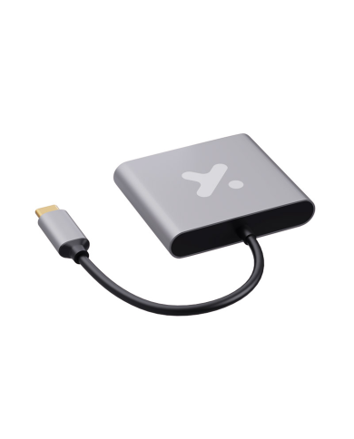 Adaptador USB-C 3 en 1 Xtech XTC-566 HDMI + USB