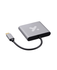 Adaptador USB-C 3 en 1 Xtech XTC-566 HDMI + USB