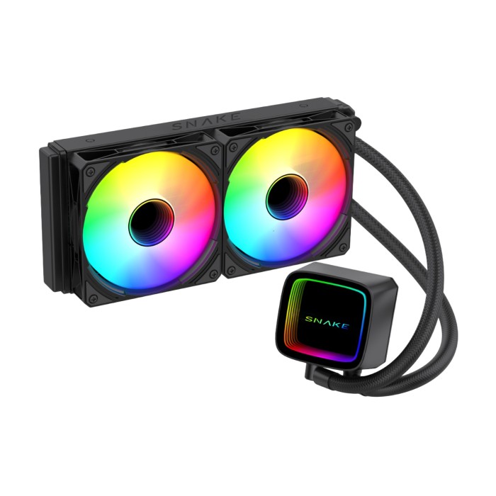 Refrigeración Líquida Snake Leviathan 240 RGB 240mm (RLL240-1)